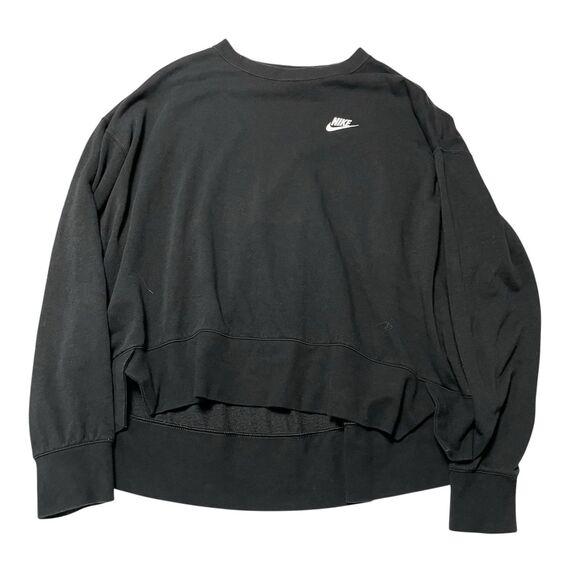 Women’s‎ 1x Black Nike Fleece Sweatshirt - Picture 1 of 6